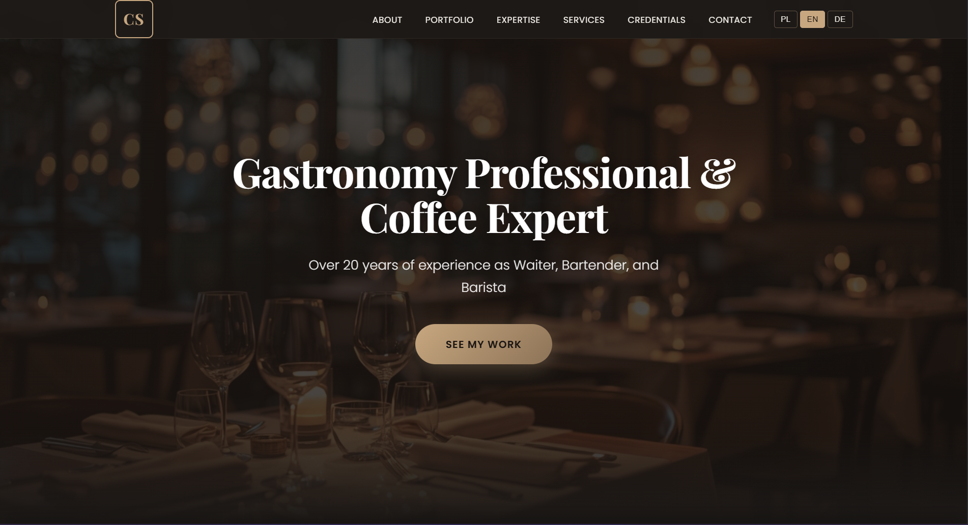 Constantin Sibagatullin - Personal Brand, Portfolio web design project in Professional Portfolio